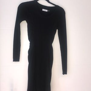 Calvin Klein black sweater dress